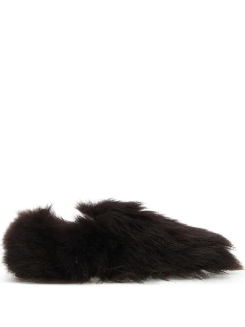 Tod's Gommino sheep fur loafers Brown XXW42L0JT00USY