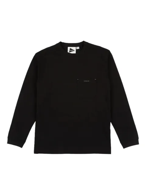 Gramicci backprint long-sleeve sweater Black GUT4F3015