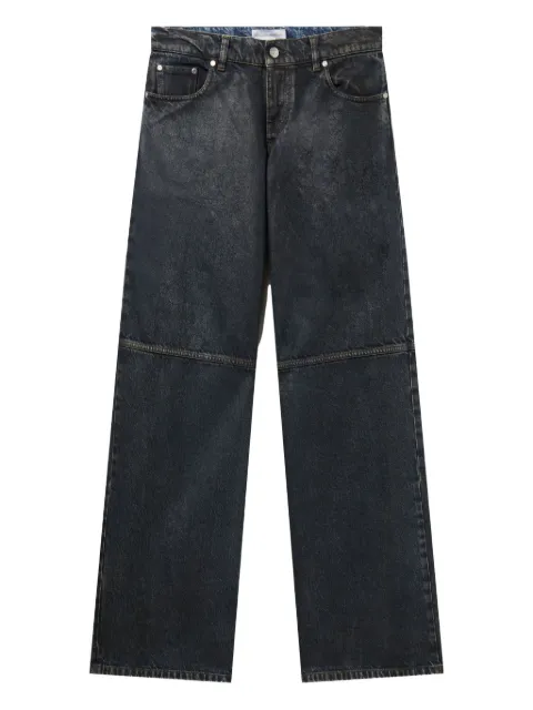 Stella McCartney faded-effect panelled jeans Blue 6D04223SQH394078