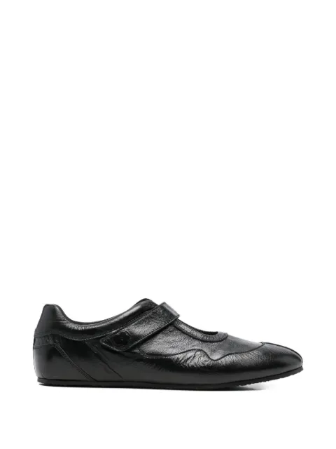 Cecilie Bahnsen Cosmo leather sneakers Black 425FTW30001