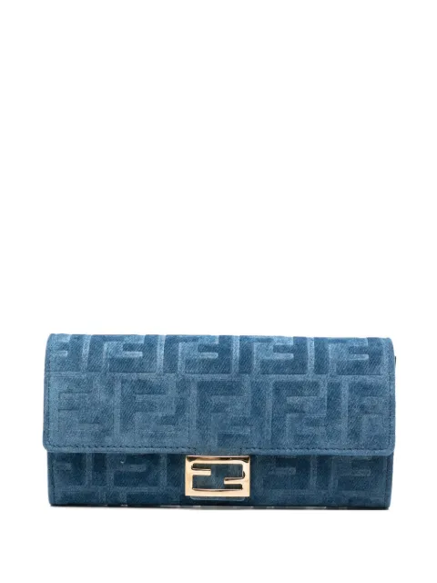 FENDI Baguette wallet-on-chain Blue 8M0365AW5HF1UJW