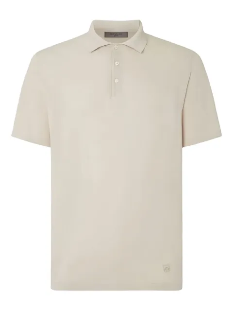 Corneliani short-sleeve polo shirt Neutrals 25M5162525150026