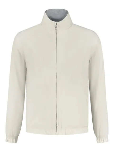 Aurélien zip-fastening jacket Neutrals RESORTREVJACKETECRU