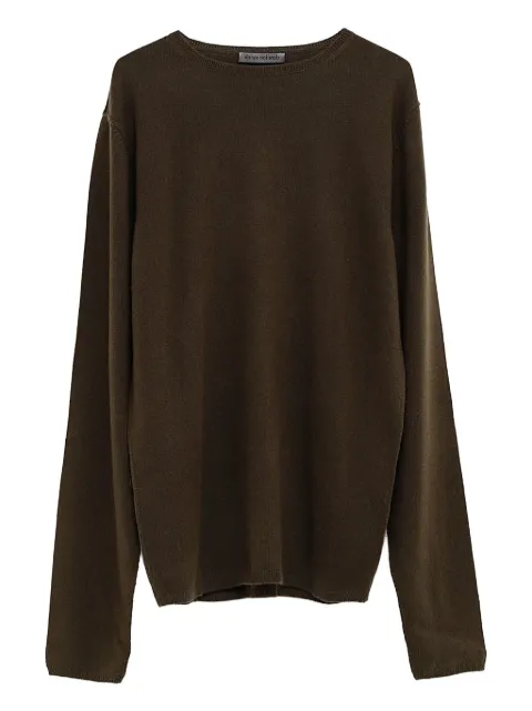 Denis Colomb crew neck cashmere sweater Brown MENSCREWNECK
