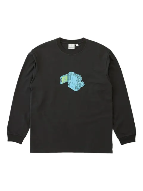 Gramicci graphic-print long-sleeve T-shirt Black G5FUT130GM013