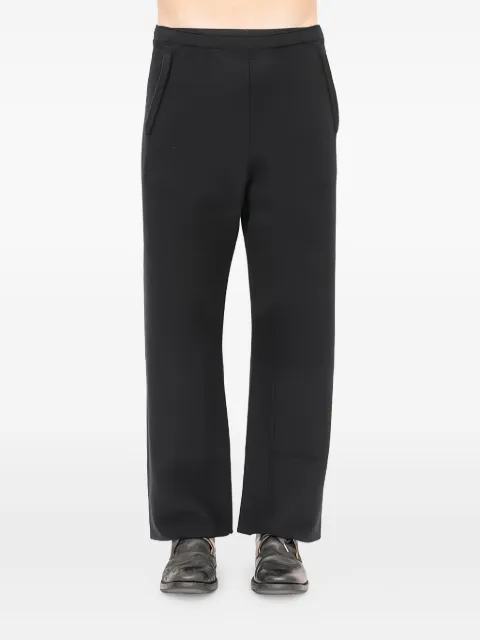 Label Under Construction zip-fastening pockets trousers Black YPN307