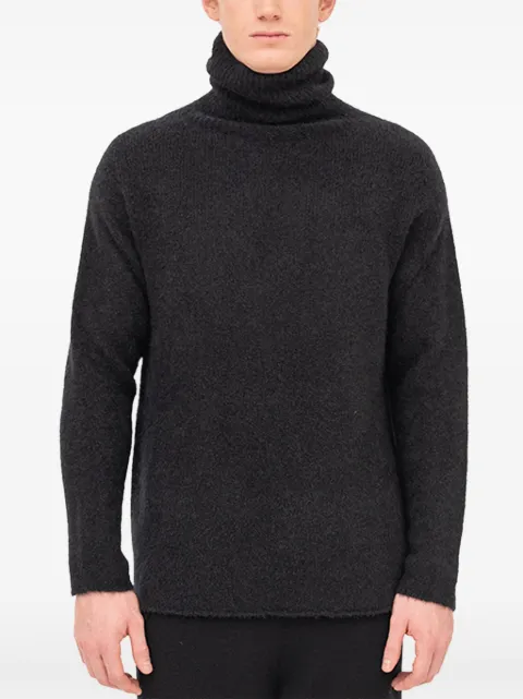 Label Under Construction long-sleeves turtleneck sweater Black YSW278CUR1BK