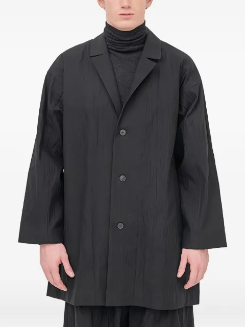 Jan Jan Van Essche button-fastening coat Black COAT33