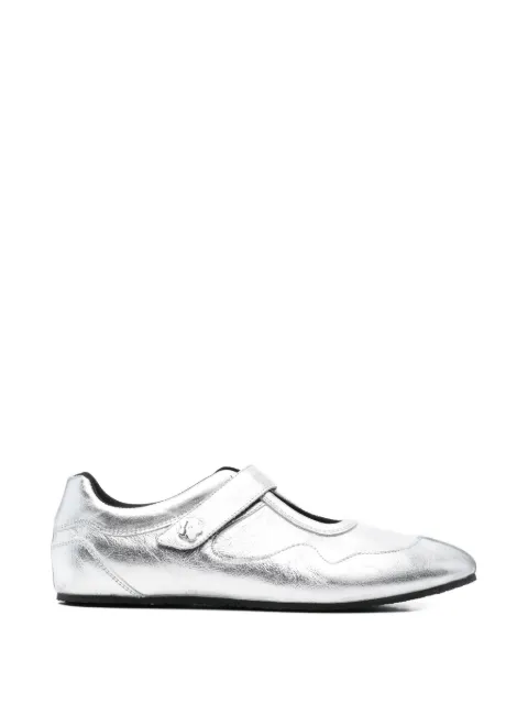 Cecilie Bahnsen Cosmo leather sneakers Silver 425FTW30002