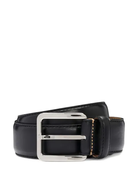 BOSS Square Buckle Leather Belt Black 50522757001