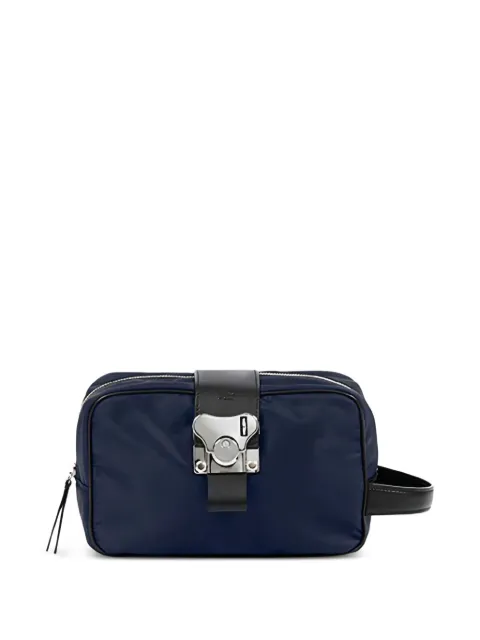 FPM Milano buckle-detail wash bag Blue A2128302133