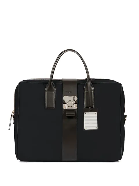 FPM Milano butterfly-buckle briefcase Black A2132702919