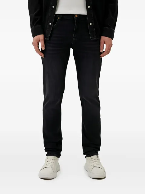 7 For All Mankind tapered jeans Black JSMXC34SNW