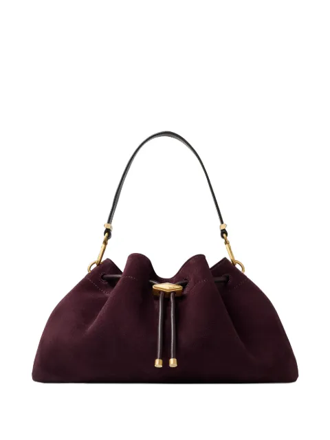 Jimmy Choo medium Cinch suede shoulder bag Purple BONBONBCKTEWSUE