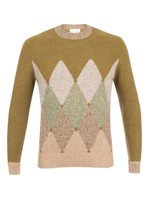 Ballantyne argyle crew-neck sweater Green B2P2125WI01