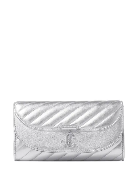 Jimmy Choo Curve quilted chain mini bag Silver AVNCURVEWALLETCHNRBA