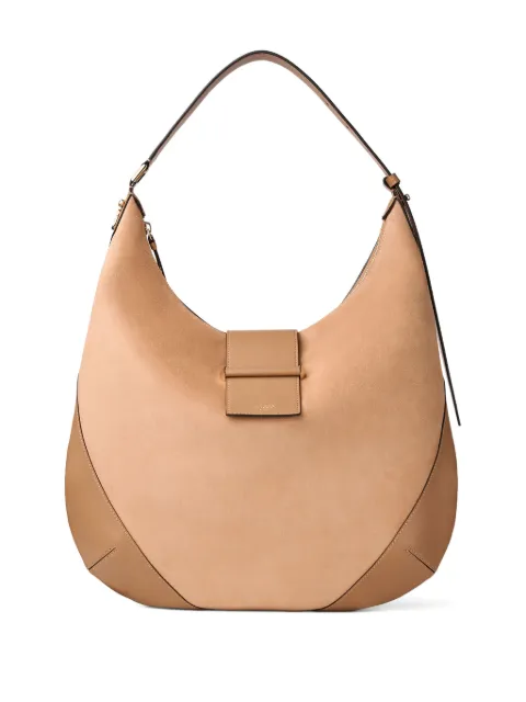 Jimmy Choo medium Bar suede shoulder bag Brown BARHOBOMEQW