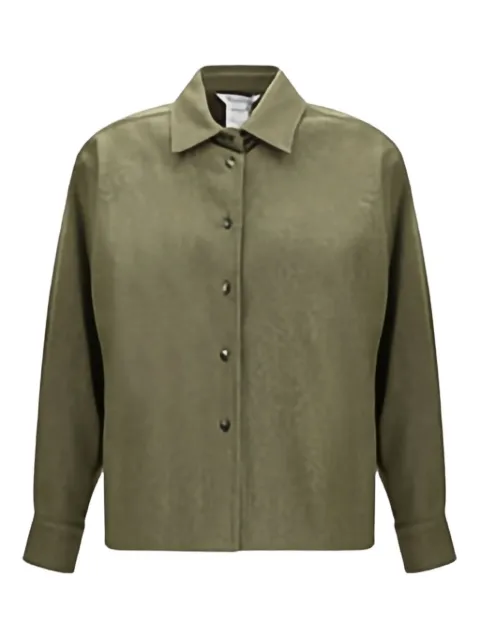 Max Mara Benares 1234 buttoned shirt Green 2521116103600