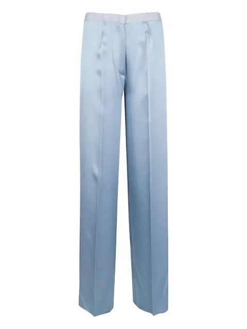 Forte Forte pressed-crease trousers Blue 14061BISMYPANTS