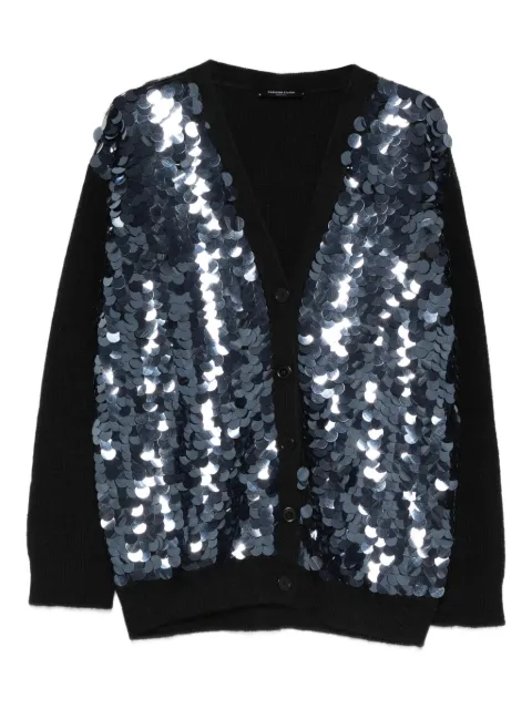 Fabiana Filippi sequin-embellishment cardigan Black MAD225F494L623