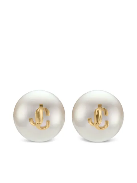 Jimmy Choo Maxi faux-pearl studs earrings White MAXIPEARLSTUDSDXQ