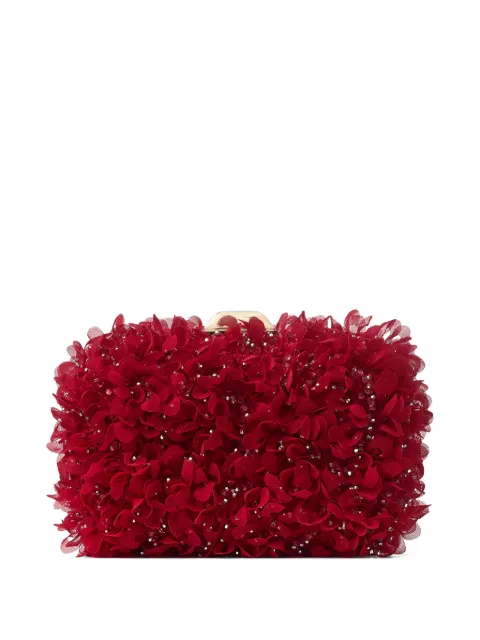 Jimmy Choo Cloud floral crystal clutch bag Red CLOUDLAY