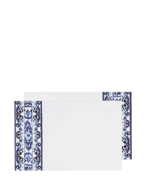 Dolce & Gabbana cotton pillowcases (set of two) White TCES03TCAKF