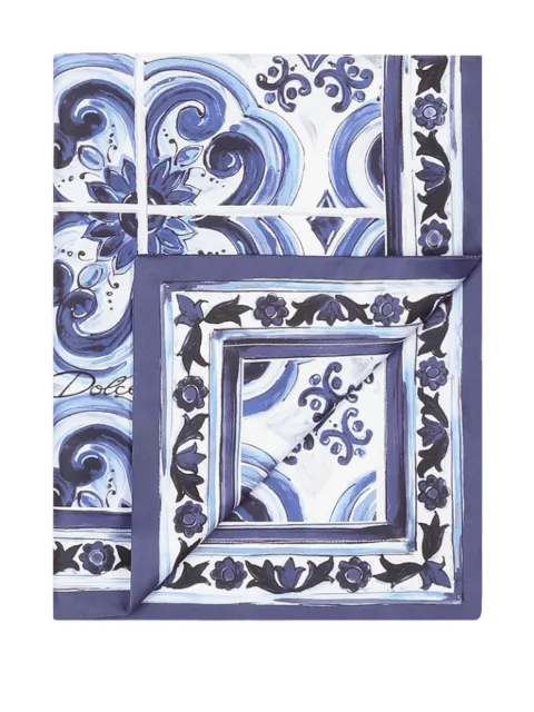 Dolce & Gabbana cotton pillowcases (set of two) Blue TCES02TCAKF