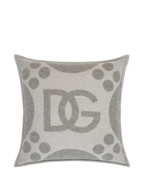 Dolce & Gabbana jacquard cushion Grey TCE008TCAN2