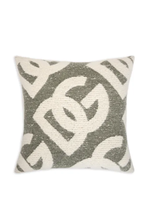 Dolce & Gabbana patterned cushion Green TCE008TCAN1