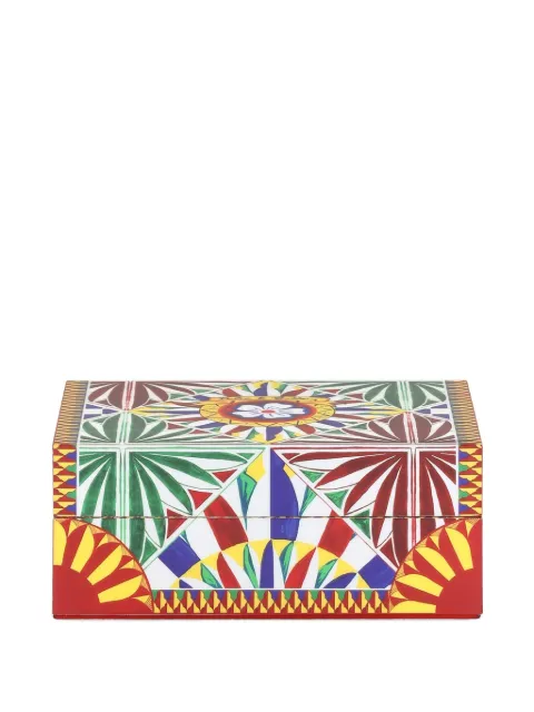 Dolce & Gabbana decorated trinket box (17.5cm x 12cm) White TCC202TCAMY