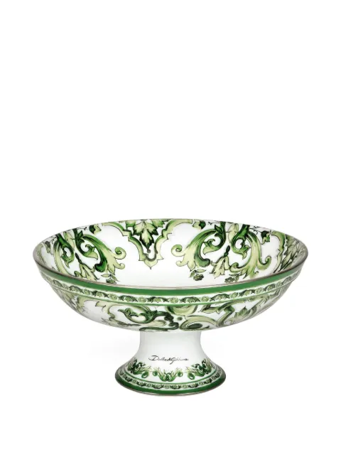 Dolce & Gabbana floral porcelain fruit bowl White TCC193TCAMT
