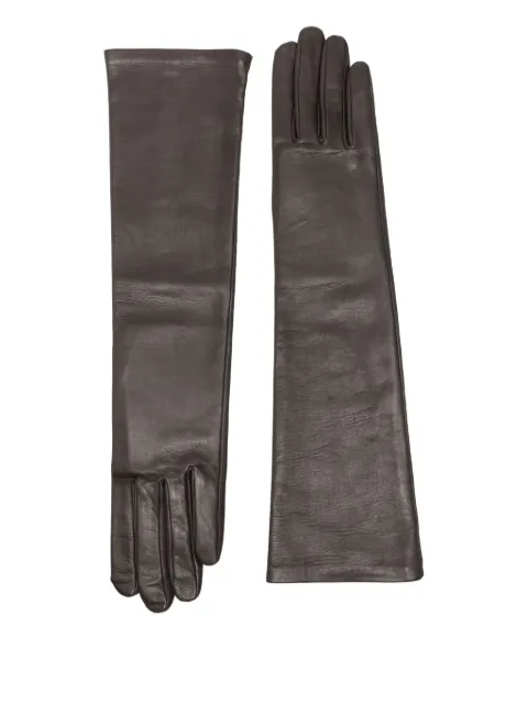 Agnelle Opera leather gloves Brown OPERAS097