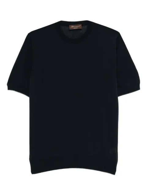 Doriani Cashmere short-sleeve T-shirt Blue 18183B994KBLUE