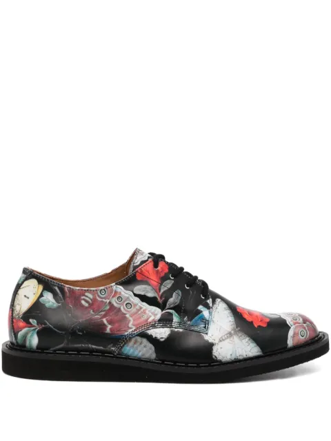 Undercover graphic-print oxford shoes Black UND02EVA040