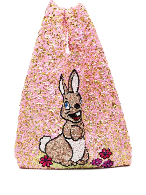 Ashish sequin-embellished tote bag Pink JB001