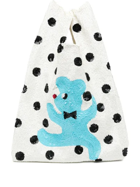 Ashish sequin-embellished tote bag Neutrals JB004