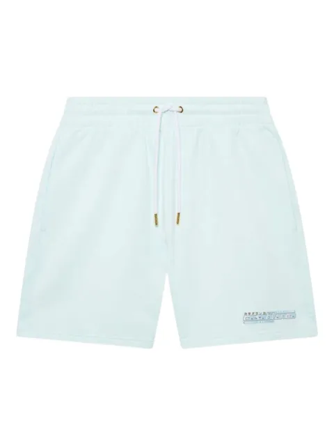 Casablanca drawstring cotton shorts Blue MAW25JTR00302