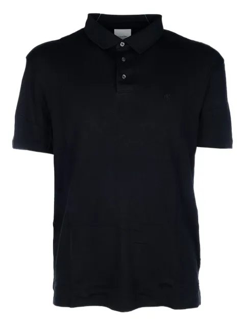 Calvin Klein embroidered polo shirt Black LV04LB276GUB1