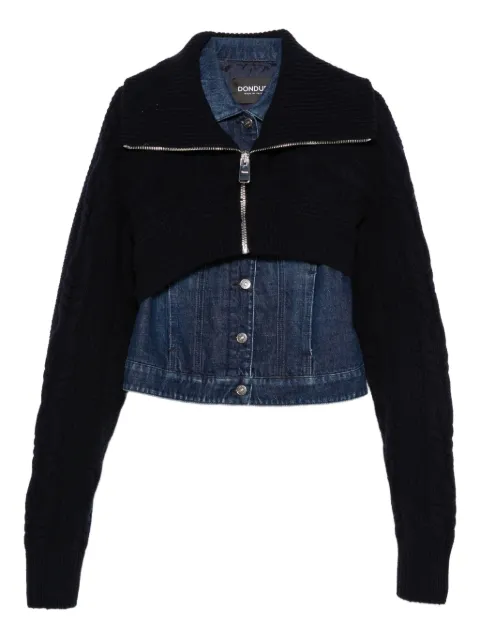 DONDUP button-fastening jacket Blue DJ735DF0283DLT8WDD