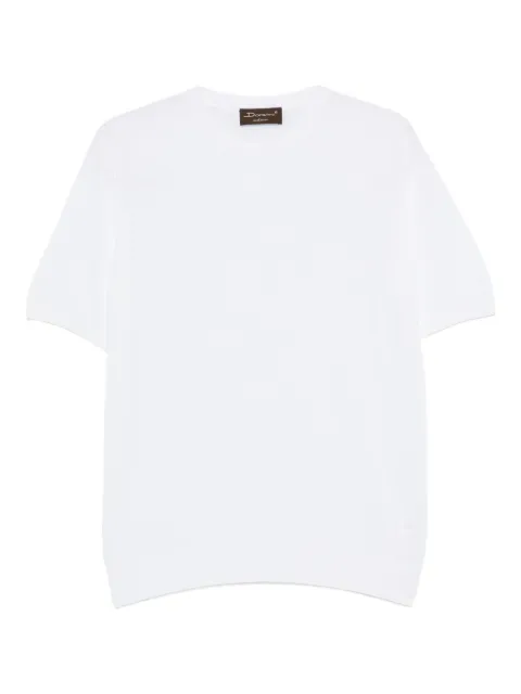 Doriani Cashmere short-sleeved T-shirt White 18183B9946WHITE
