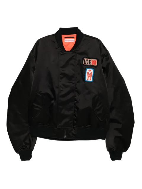 Walter Van Beirendonck Beep Beep bomber jacket Black 1006B