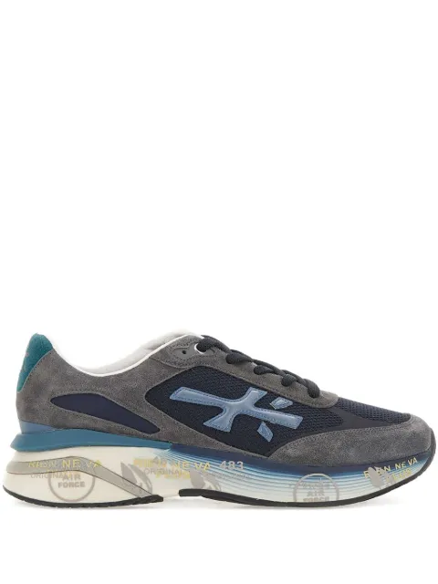 Premiata logo heel trainers Blue MOERUN7772