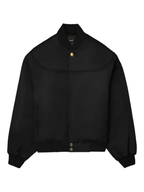 Willy Chavarria Gas Station bomber jacket Black WCOUT0008
