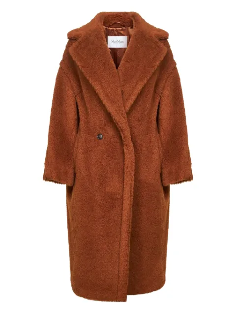 Max Mara Tedgirl double-breasted Lapel Collar Coat Brown 2521016052600