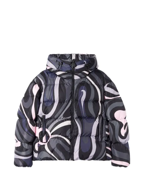 PUCCI Marmo-print down jacket Black 5UYC015U824