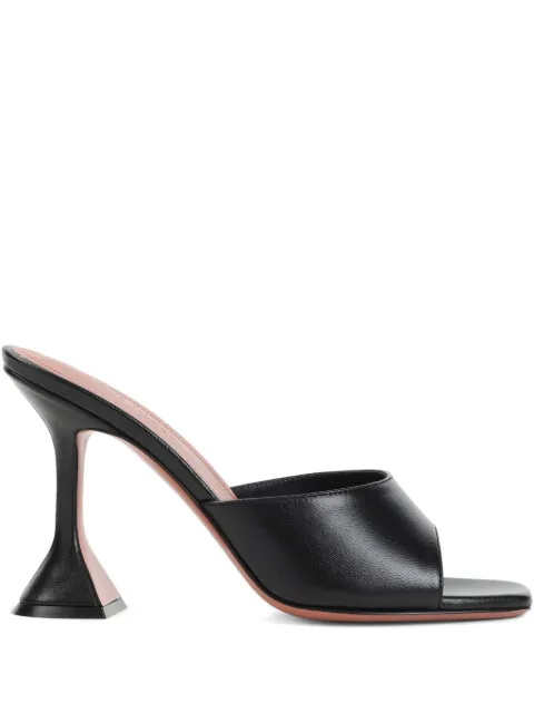 Amina Muaddi Lupita slippers Black 8S321603LUPBLACK