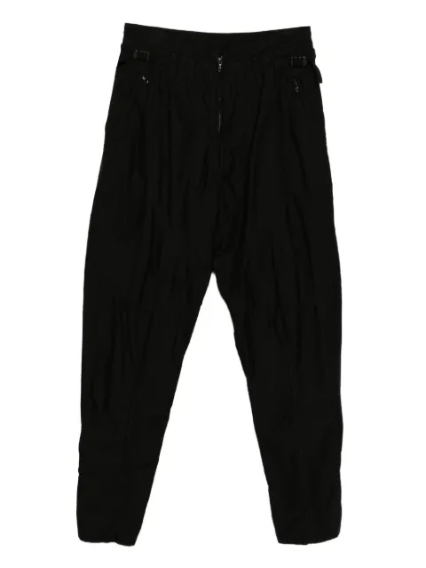 Julius cotton tapered trousers Black 917PAM16