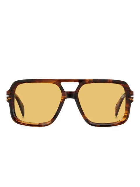 Eyewear by David Beckham pilot-frame sunglasses Brown DB7151S