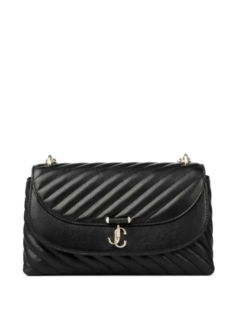Jimmy Choo medium Curve quilted leather crossbody bag Black AVNCURVEXBODYMHBU